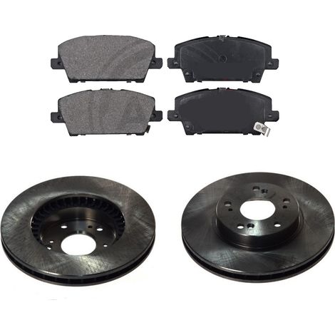 KIT FRENI ANTERIORI compatibile con HONDA CIVIC VIII (FN,FK,FD,FA) - DISCHI + PASTIGLIE OEM: FDB1859 / 17659 , 17690 /SOSTITUZIONE DIRETTA/BASSA POLVERE/SILENZIOSO (1/5)