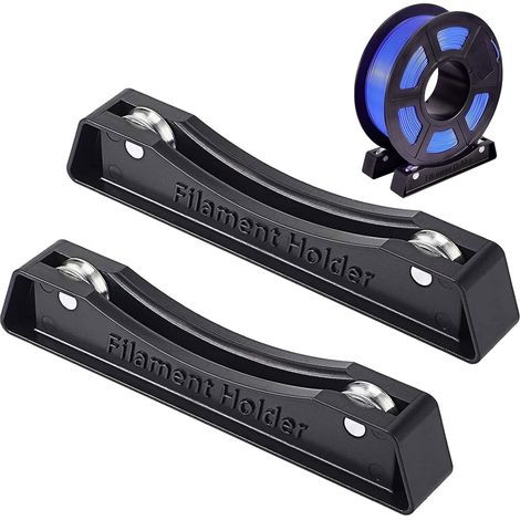 Support De Fixation De Bobine De Filament Support De Filament Pour Imprimante 3D Accessoires De Matériaux d'Impression 3D Pour Pla Abs Nylon Bois Tpu Autre Matériel d'Impression 3D Noir (1/5)