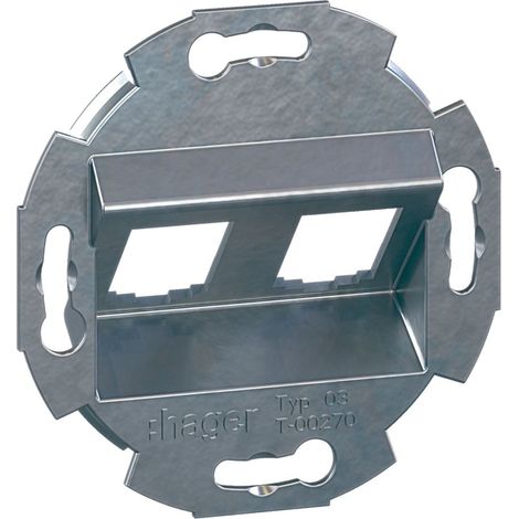 Hager Montagerahmen 2 RJ45 Module GMDM032