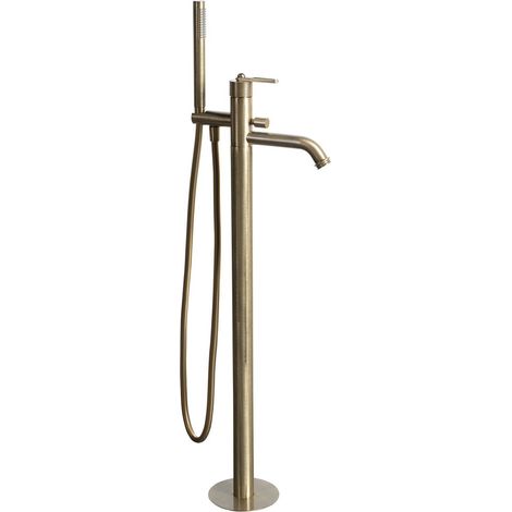 Mitigeur de baignoire sur pied BEBÉ (raccordement au sol), bronze (1/3)