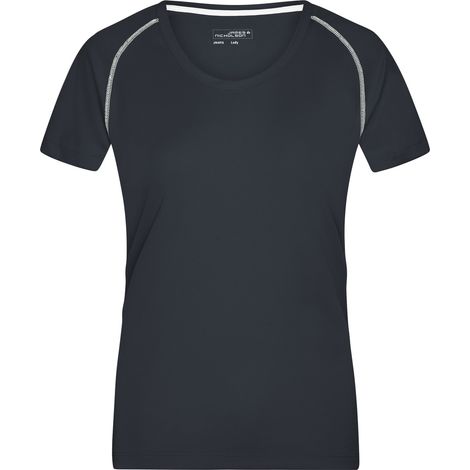 James & Nicholson Funktions-Shirt Damen JN495 Gr. 2XL black/white