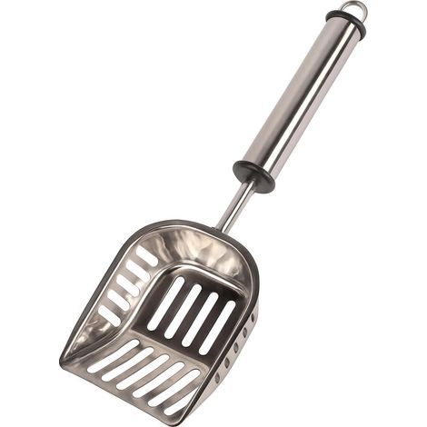 Pelle à litière pour Chat acier inox - 31,5x14,2x4cm (1/5)
