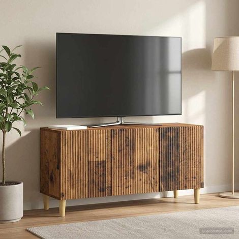 vidaXL Mobile TV Legno antico 99 x 34,5 x 50 cm Legno (1/5)