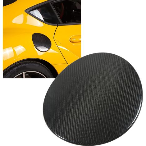 Dekorativer Aufnäher für den Tankdeckel, echte Kohlefaser, kompatibel mit Toyota GR Supra J29/DB 2019-2022 (OC08731). (1/5)