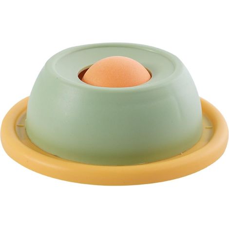 Bol à lécher pour Animaux de Compagnie, gamelle pour Ingestion Lente, Boule roulante, Distributeur de friandises liquides pour Chiens, Plaque Anti-Choc Interactive à mâcher (Verte) (1/5)