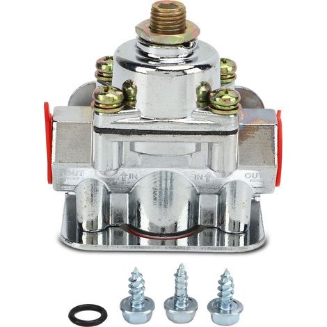 Kraftstoffdruckregler für Vergaser, 4-1/2 bis 9 PSI, 3/8-Zoll-NPT-Anschluss, Zinklegierung 12-803, für Holley (1/5)