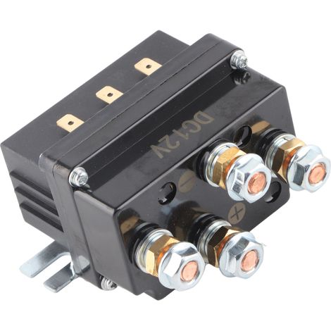 Relais de commande de contacteur solénoïde de treuil 12 V 500 A compatible avec les treuils de VTT et UTV de 8 000 à 12 000 lb (1/5)