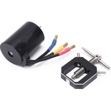 Moteur brushless 3650 3500KV, kit de traction par engrenages étanche pour voiture RC 1/10 et 1/8 (1/5)