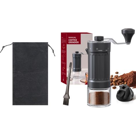 Accessoire pour moulin à café manuel et portable, brosse de nettoyage, pour le dosage, le nettoyage ou l'entretien lors de la préparation du café expresso.-AquaForge (1/5)