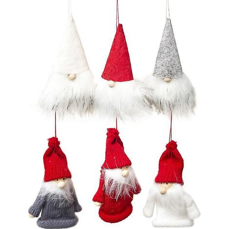6-teiliger Weihnachtsbaumschmuck