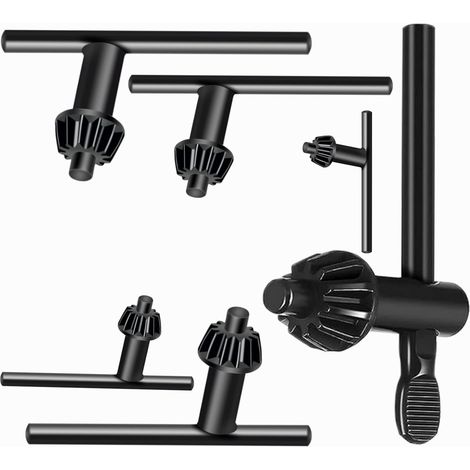 6 Pieces Universal Chuck Key Drill Chuck Keys Chuck Keys for 4mm 6mm 10mm 13mm 16mm 20mm (1/4)