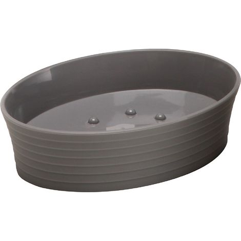 Porta sapone grigio - serie bowling (1/3)