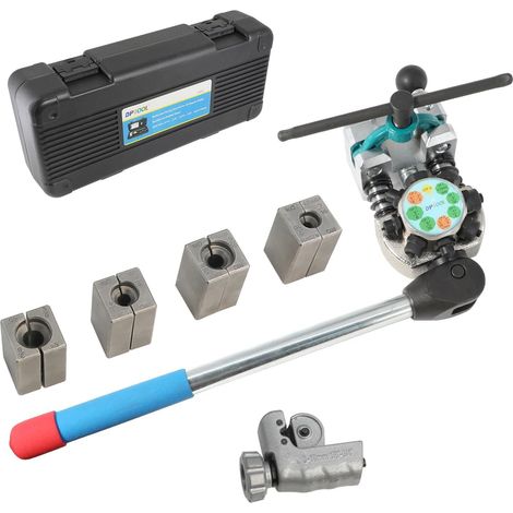 Kit d'outils d'évasement de Conduite de Frein, évasements Simples, Doubles et à Bulles à 45 degrés, Outil d'évasement de Tubes pour Tubes de 3/16", 1/4", 5/16", 3/8" et 4,75 mm (1/5)
