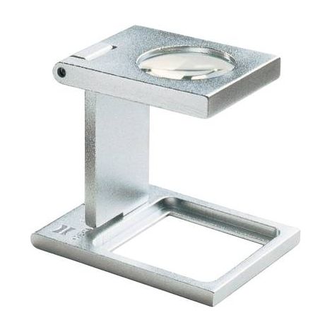 Eschenbach Lupa de precisión 1258 plata 6x 25x25 mm