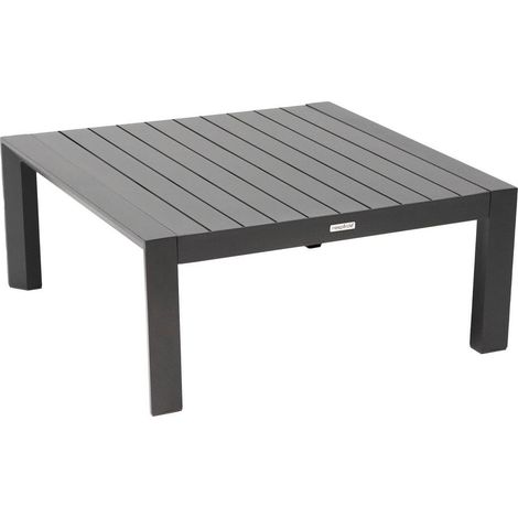 Table Basse carrée de Jardin Graphite (1/2)