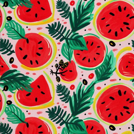 Tela decorativa para exteriores Oxford - Motivo frutal DX6954 (1/5)