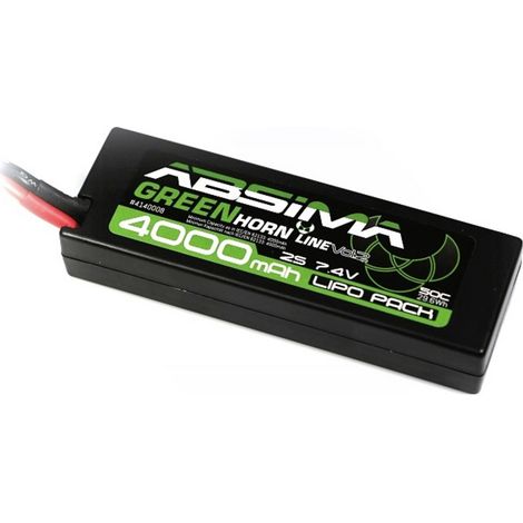 Absima Pack de batterie (LiPo) 7.4 V 4000 mAh Softcase fiche T mâle (1/3)