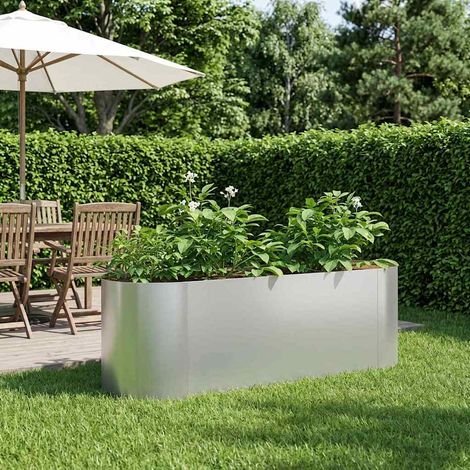 vidaXL Jardin surélevé Acier galvanisé 120 x 40 x 40 cm