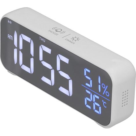LED-Digitalwecker mit Musik, USB-Anschluss, Temperaturanzeige, für Zuhause (1/5)