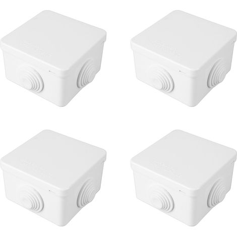 Boîte de jonction IP65 étanche pour câbles extérieurs, coffret de raccordement électrique 12 pièces (1/5)