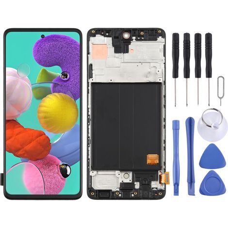 Original LCD touchscreen with frame for Samsung Galaxy A51 4G (1/4)