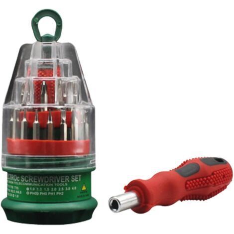 Jeu De Tournevis Avec Coffret - Outils de Précision en Acier de Réparation - Petit Coffret De Tournevis Avec Boîtier,Pour Électronique Téléphone PC Lunettes Bijoux Électroménagers Meubles (1/5)