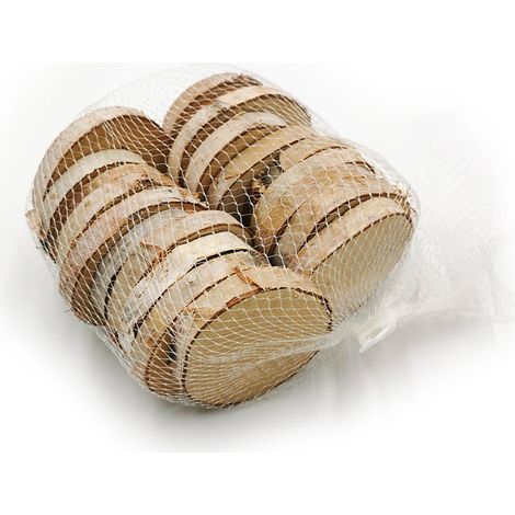 Rondelles de bois de bouleau - paquet de 20 (1/5)