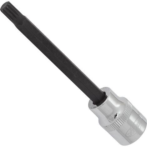 Schraubendrehereinsatz ∙ V6115 ∙ 3/8 Zoll (10 mm) Vierkant hohl ∙ Innen Vielzahn Profil XZN ∙ SW M6 (1/2)