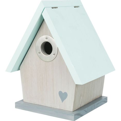 Nido per uccelli che nidificano nelle cavita' 20×26×17cm diametro 3.2cm
