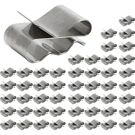 Lot de 50 serre-câbles en acier inoxydable pour panneaux solaires et gestion des câbles photovoltaïques-AquaForge (1/5)