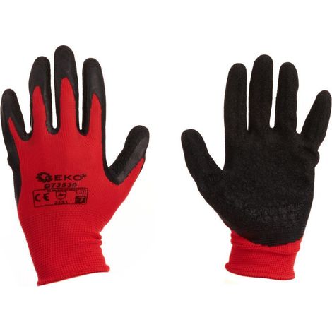 Gants de protection Geko taille 7/latex rouge/ (12/240) (1/3)