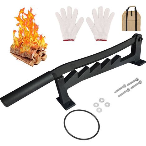 Manual Log Splitter, Wall-Mounted Firewood Splitter, Splitting Knife for Manual Log Splitter, Manual Firewood Splitter (1/5)