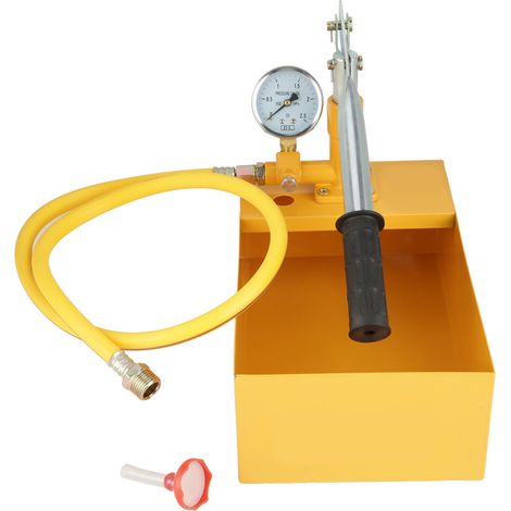 Kit de test de pression d'eau hydraulique manuel 25 kg, 2,5 MPa, outil de contrôle pour conduites et tuyauteries (1/5)