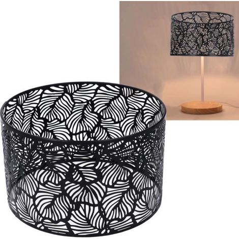 Abat-jour - Métal - 25 cm - Pour Lampe À Poser Lampadaire Lustre - 1 Pièce (1/4)