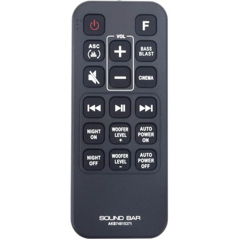 Télécommande de Remplacement Compatible avec Caisson de Basses Actif sans Fil Home Cinema Soundbar SK4D SL3D SPH4BW SPH4B-W SJ3 SJ4 SK3D SPJ4B-W SPJ4BW (1/4)