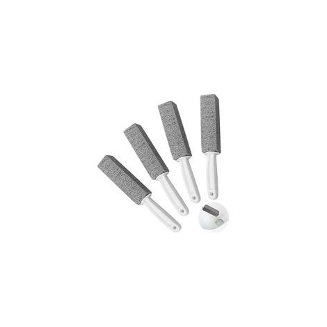 Pcs Brosse de Nettoyage Pierre Ponce, Pierre de Nettoyage en Pierre Ponce Avec Poignée Nettoyant Pour Dissolvant de Cuvette de Toilette Taches de Brosse et Dissolvant Danneau Pour Eau Dure (1/5)