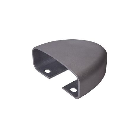 Cache aluminium Blanc pour gond 19935 . - DECO FER FORGE (1/2)