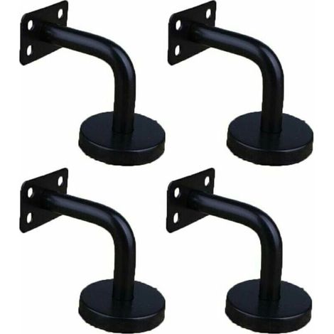 4 Pièces Acier Inoxydable Supports de Main Courante pour Fixation Murale Supports de Rail d'escalier pour Rampe Escalier Support Mural de Garde-Corps (1/2)