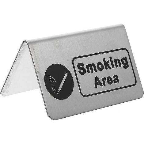 1 panneau « Zone fumeurs » (1/3)