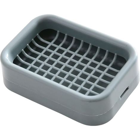 Porte-Savon avec boîte de vidange, Porte-Savon, Porte-Savon Auto-videur, Porte-Savon Portable, Facile à Nettoyer (Color : Grey) (1/5)