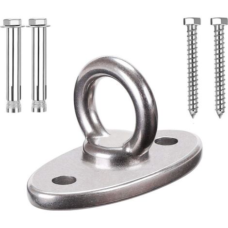 Wall-mounted/ceiling-mounted bracket, suitable for suspended training belts, with a load capacity of 1000 lbs, applicable to bodyweight strength training systems, aerial yoga hammocks, resistance band (1/4)