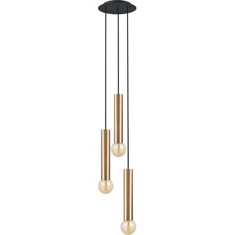 Suspension Nowodvorski Baton 7855 laiton doré 3xE27 (1/3)
