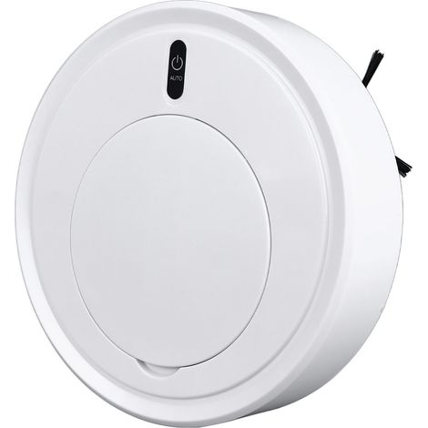Aspirateur robot intelligent et entièrement automatique 3 en 1, silencieux, blanc, 22 x 22 x 5 cm (1/5)