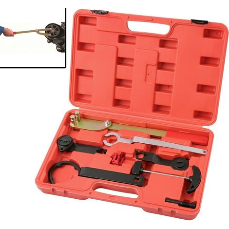 CONJUNTO DE CALADO DE DISTRIBUCION COMPATIBLE CON VAG (AUDI, VOLKSWAG, SEAT, SKODA) 1.0/1.2/1.4 TSI/TFSI Y EA211 + LLAVE PARA POLEAS T10172 (1/5)