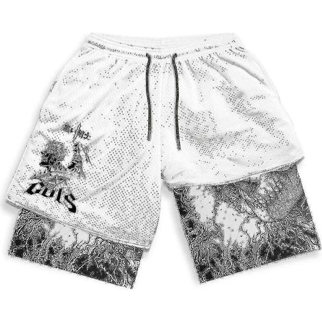Berserk Manga 3D-Print 2-in-1 Anime-Sportshorts für Damen und Herren, Performance-Shorts für Sommertraining, schnelltrocknend, Kompressionshose – S-16 (1/4)