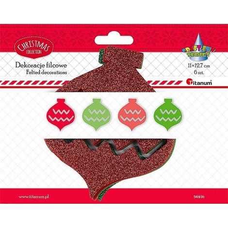 Felcowy Design A'6 Elegante pallina di Natale con un diametro di 12 cm,