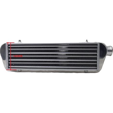 Intercooler turbo, 450 x 140 x 65 mm, diámetro del núcleo de 56 mm, compatibilidad universal, material de aluminio, diseño de alta eficiencia. (1/5)