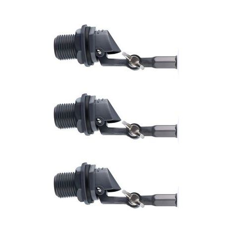 3 Pièces Flotteur de Boule d'eau Fiable Fermer 1/2 Pouce Remplir Le Réservoir d'eau de l'Humidificateur, Robinet à Tournant Sphérique, Soupape de Rechang (1/5)