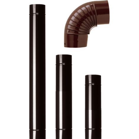 12 tubes pour poA le 100 cm PoA les A  bois A maillA s brun 13 cm 130 mm