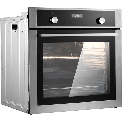 Four encastrable 24 pouces, four mural électrique avec 9 modes de cuisson, capacité 2,68 pi³, préchauffage rapide à 200°C en 5 min, 3550 W, grille et plaque incluses, pour cuisine (1/5)